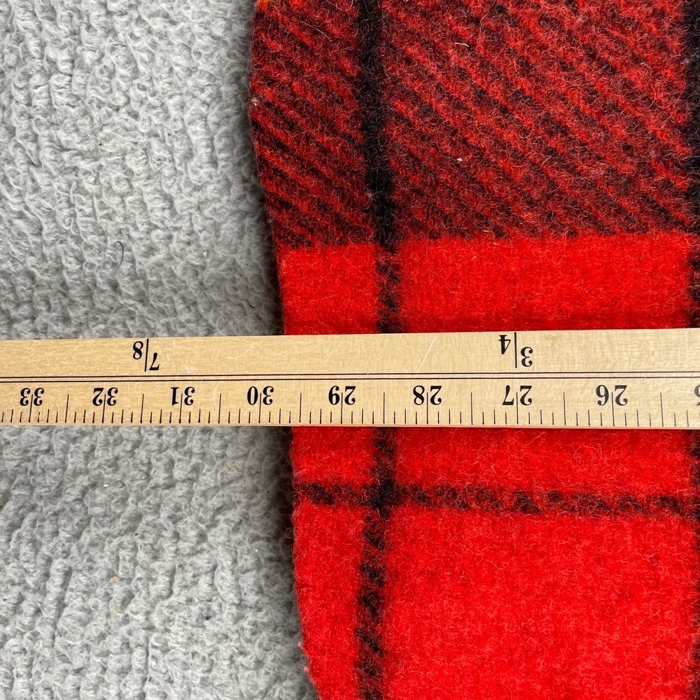 Jimmy Hourihan Cape Womens One Size Red Black Plaid Wool Irish Cloak Coat Wrap - Picture 6 of 9